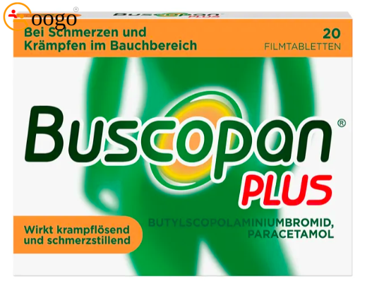 Buscopan plus 10mg/500mg, 20 tablets